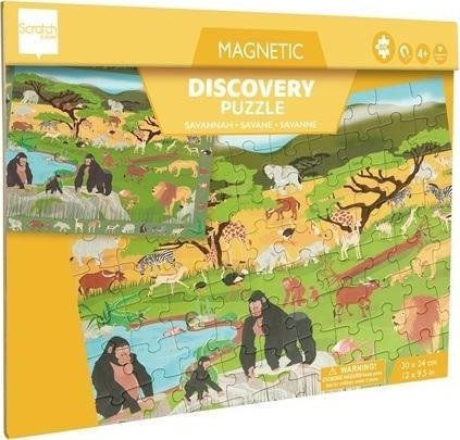 Puzzle magnetyczne i gra 2w1 Sawanna