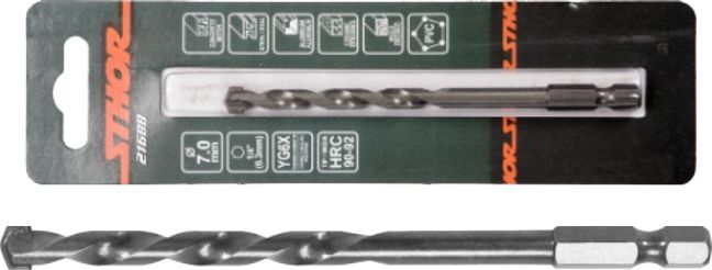 Wiertło Sthor STHOR WIERTŁO UNIWERSALNE 7mm HEX T21688