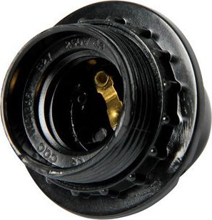 Unimet OPRAWKA BAKELITOWA Z PIERŚCIENIEM E27 CZARNA