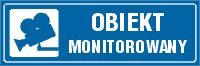 Pn. AW023 Piktogram "Obiekt monitorowany" twarda płyta