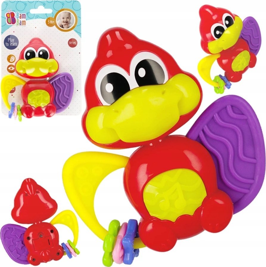 BamBam BAM BAM MUZYCZNY DINUS B/O 13X18X5 MIX2 B/C 48