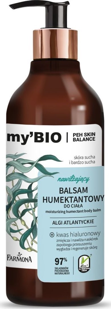 Farmona my`Bio Nawilżający Balsam humektantowy do ciała algi atlantyckie 400ml