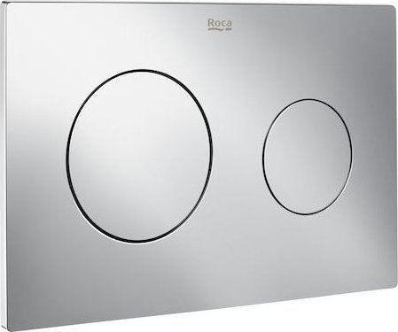 Przycisk spłukujący A890189001 / ROCA / PL10 / PRZYCISK PODWÓJNY CHROM /