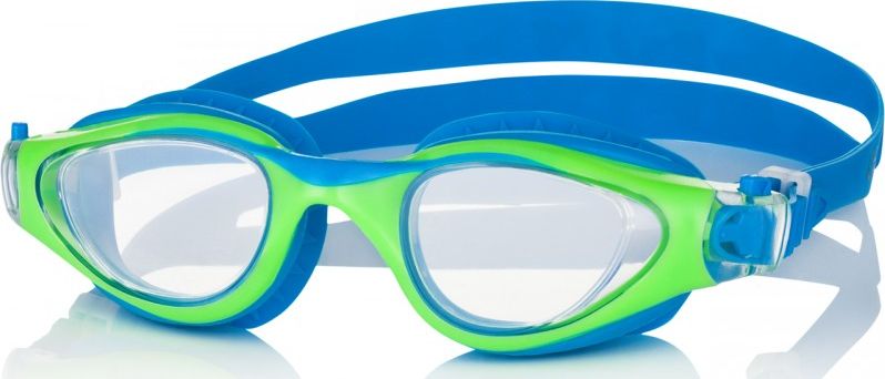 Aqua-Speed Okulary dziecięce, pływackie MAORI zielono-niebieskie Aqua-Speed