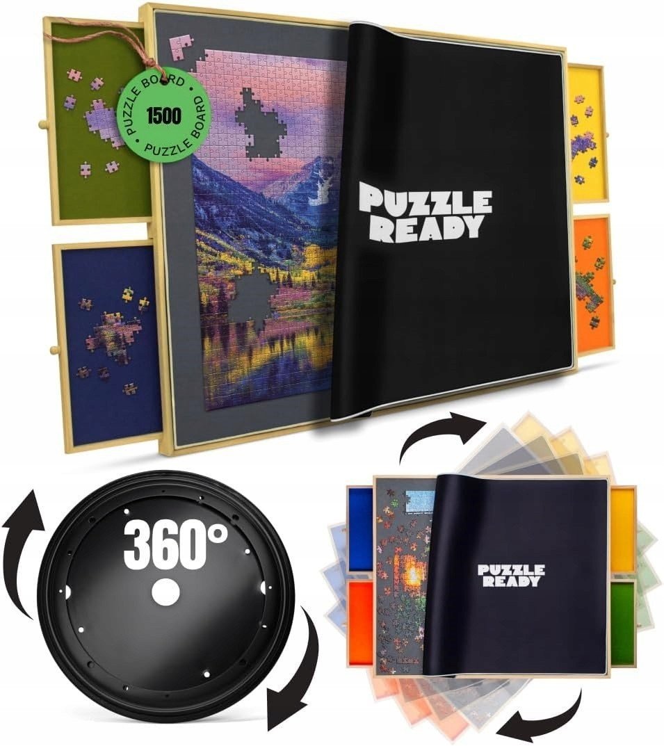 Puzzle Ready - Puzzle board with legs, 1500 pieces