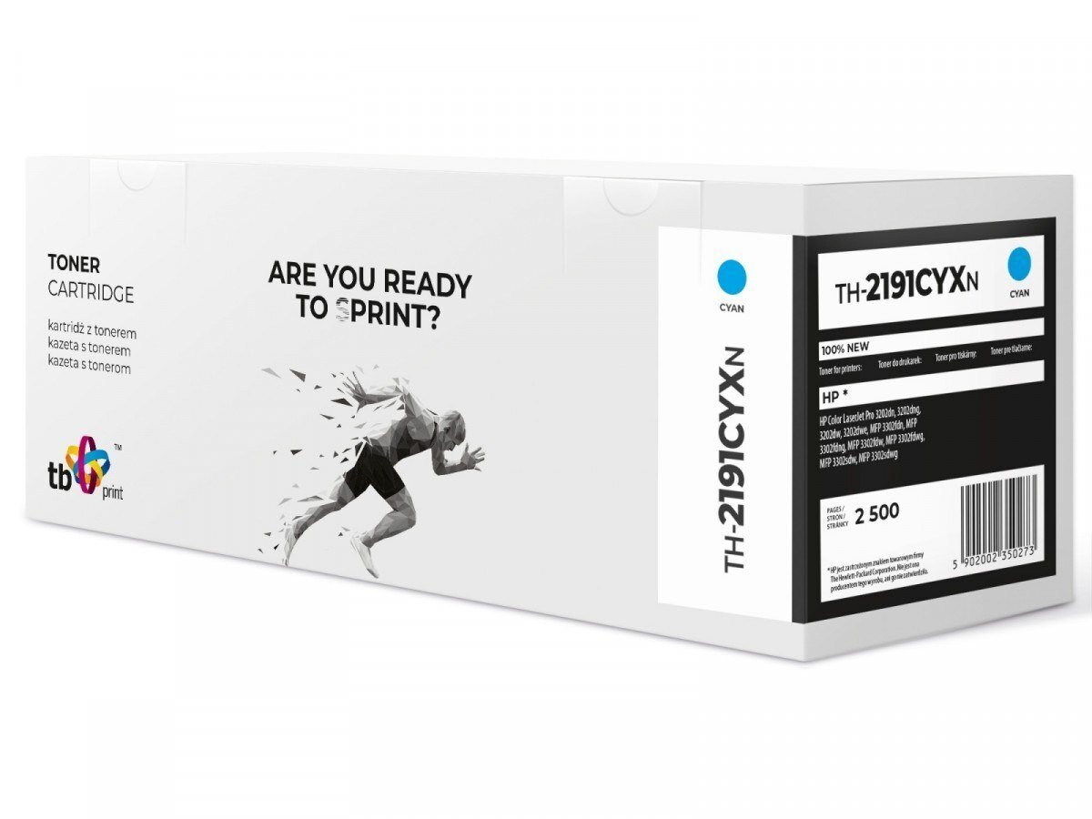 Toner TB Print Toner do HP Color LaserJet Pro 3202 W2191X TH-2191CYXN cyan
