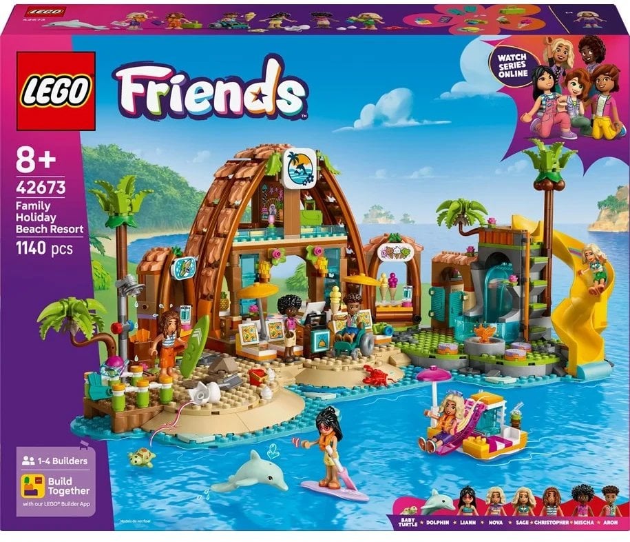 LEGO Friends Rodzinne wakacje na plaży (42673)