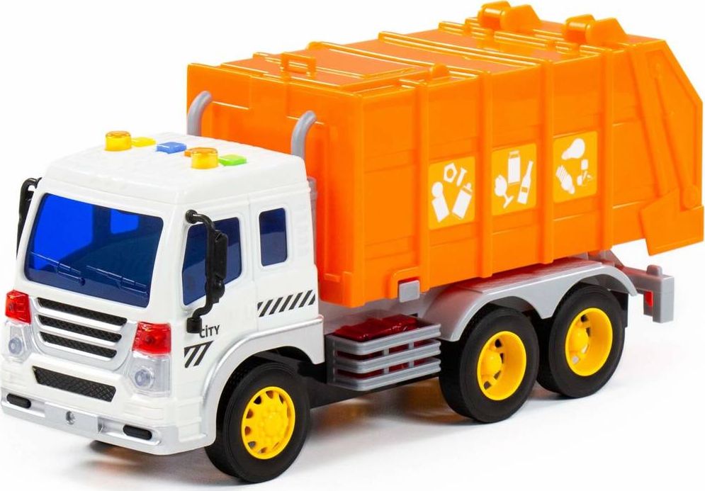 Polesie AUTO CIEZAR SMIECIAR DZ/SW P/B 32X18X12 POM WADE