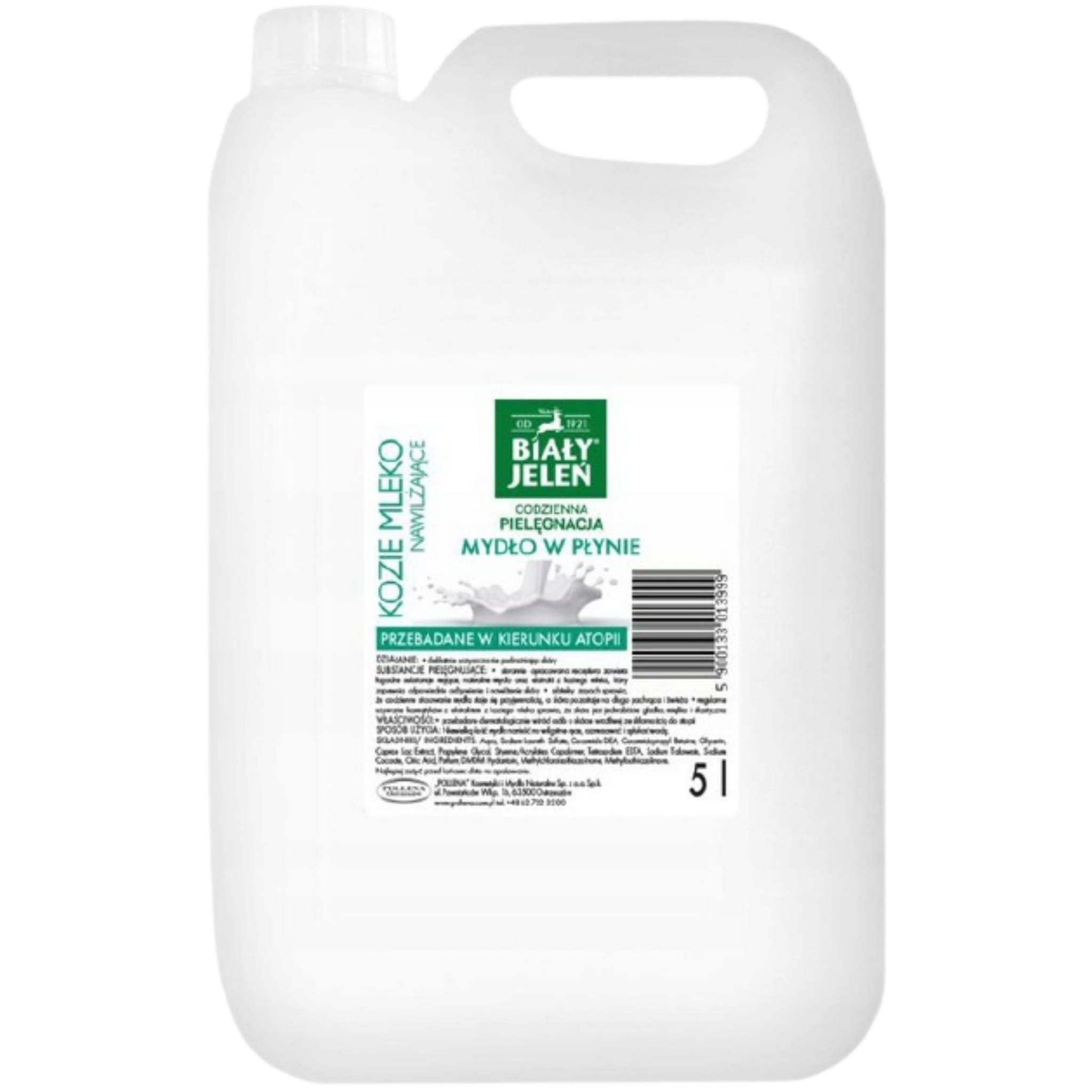 Biały Jeleń Mydło w płynie Kozie Mleko 5000ml - 5L