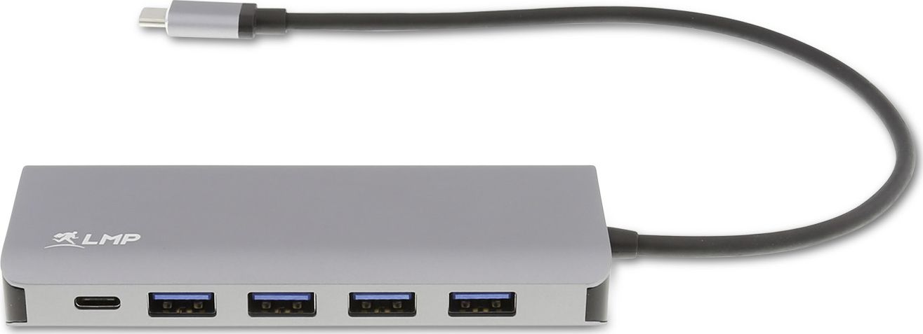 HUB USB LMP 3x USB-C + 4x USB-A 3.0 (LMP-USBC-UHUB-SG)