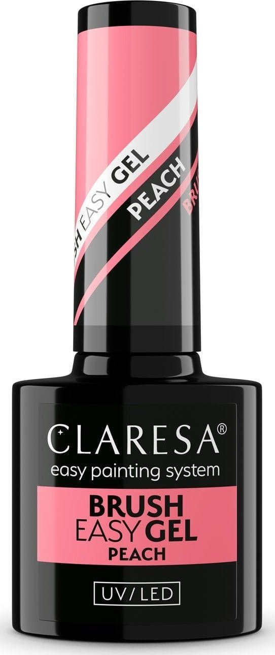 CLARESA Brush Easy Gel Żel do paznokci - Peach 5 g