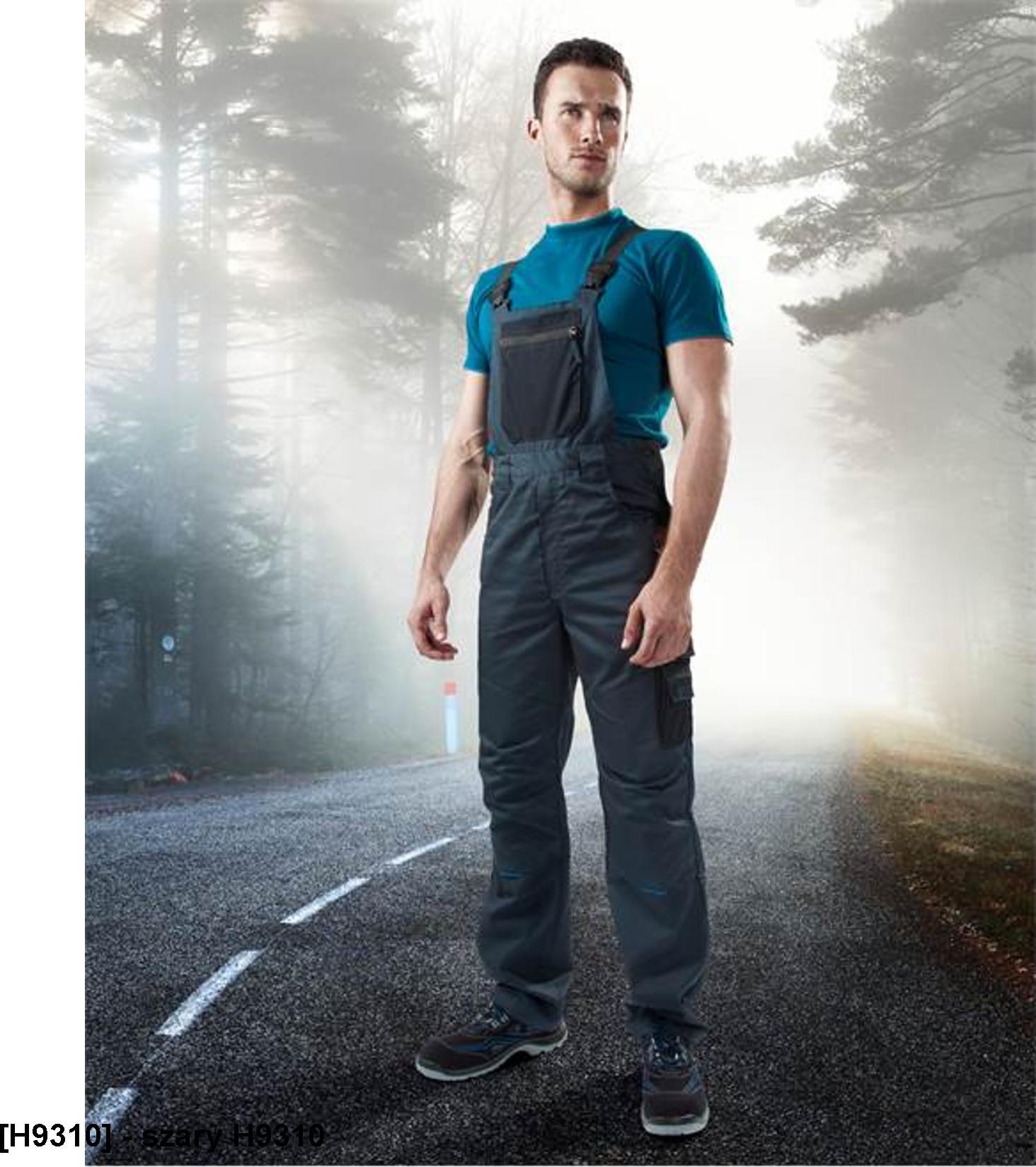 Ardon ARDON 4TECH 03 - Spodnie ogrodniczki ARDON4TECH 03 szaro-czarne przedłużone S - szary H9310 2XL