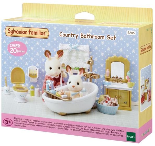 Figurka Epoch Sylvanian Families Zestaw do łazienki w stylu wiejskim (5286)