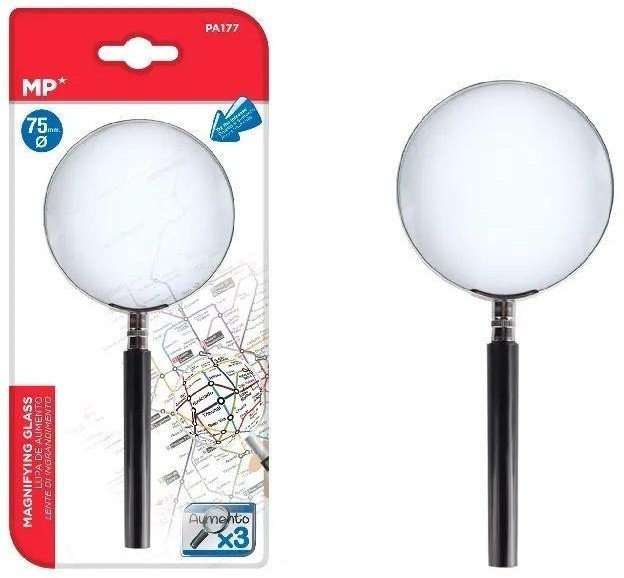 Lupa metalowa x3 75mm