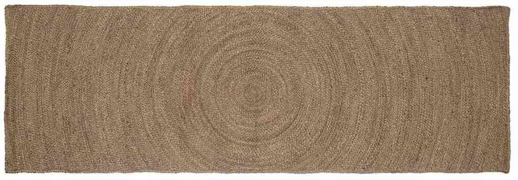 vidaXL Dywan Szary 80 x 300 cm Juta