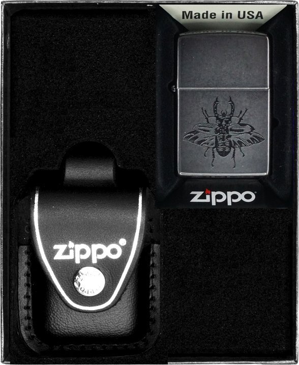 Zestaw ZIPPO Zapalniczka BEETLE DESIGN Prezentowy No3