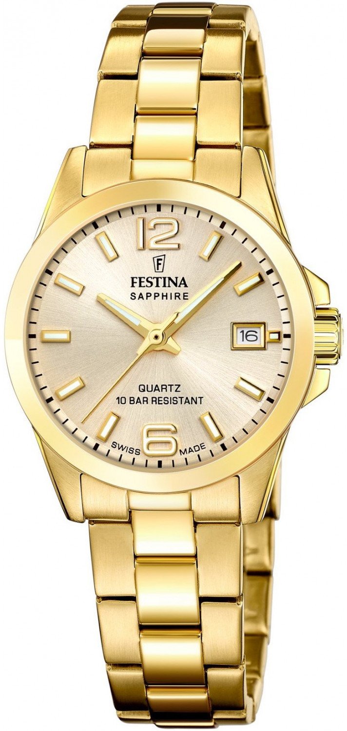 Zegarek damski Festina F20050-2 złoty