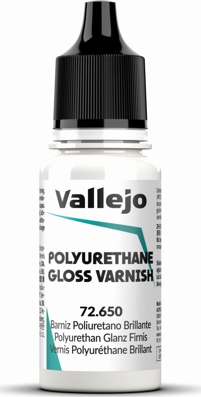 Vallejo Vallejo: 72.650 - Gloss Polyurethane Varnish (18 ml)