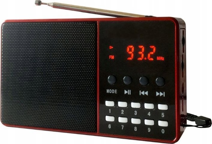 Radio DARTEL RD-180 czerwony