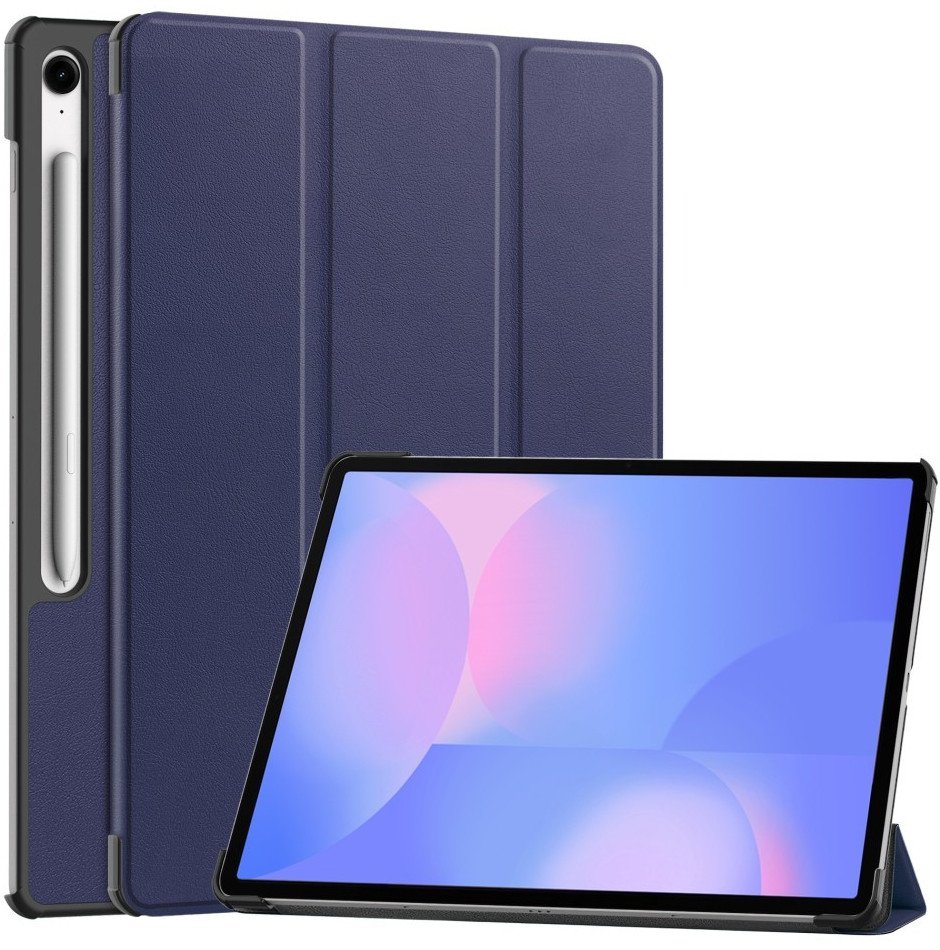 Etui z klapką Supero do Samsung Galaxy Tab S10 FE Plus, granatowe