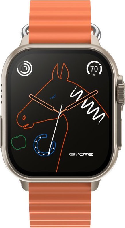 Smartwatch Rubicon RNCF17 Pomarańczowy (RNCF17)