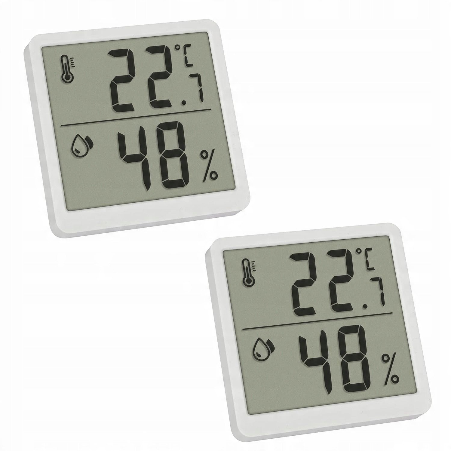 TFA 30.5059.02.02 2er Set Digitales Thermo-Hygrometer
