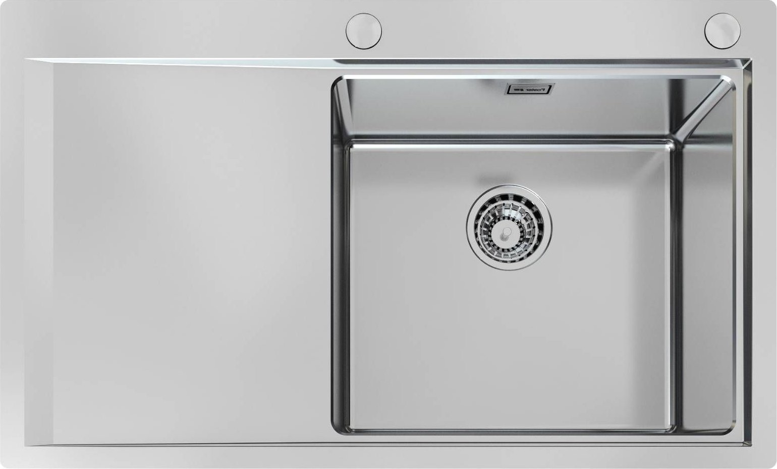 Zlewozmywak Foster Foster 1250 051 Master Filotop zlewozmywak 86 cm. - stal szczotkowana komora prawa