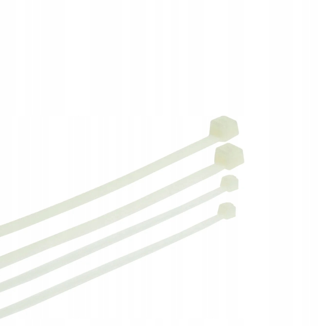 PLASTROL OPASKA PLASTIKOWA BIAŁA 3,6 x 250mm 100szt.