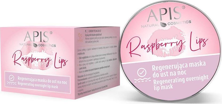Apis Raspberry Lips regenerująca maska do ust na noc 10ml