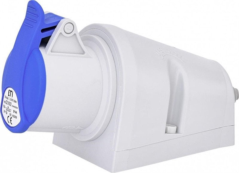 EZ 1632 16A. 230A. 2P+PE. SIENINIS LIZD