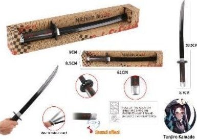 Miecz samurajski Czarny