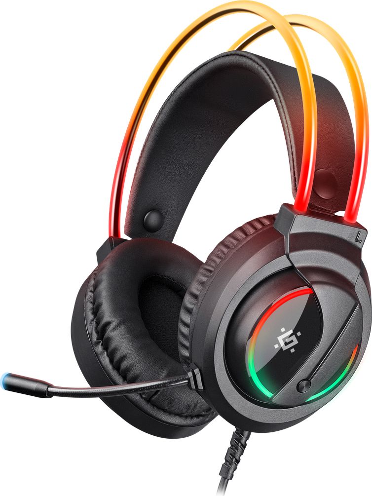 Słuchawki Defender Flame Czarne (64555)