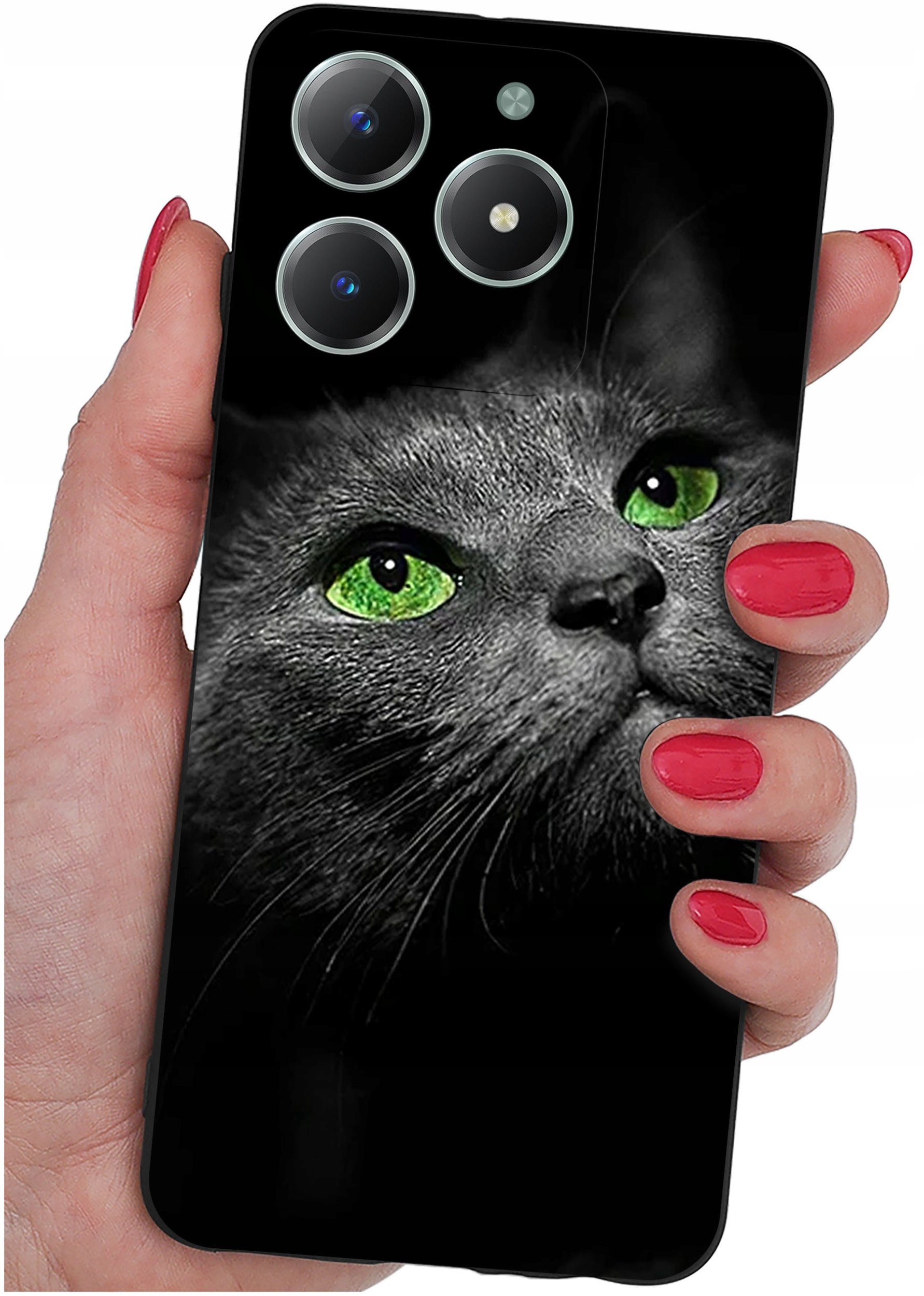 Etui do Realme C61 | C63 WZORY |SILIKONOWE MATT CASE + SZKŁO 9H