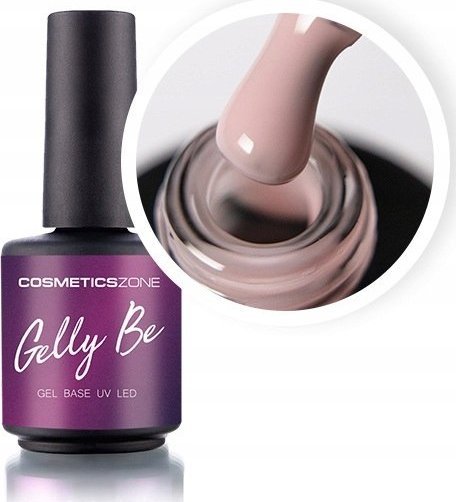 Cosmetics Zone Baza żelowa do przedłużania Gelly BE brzoskwiniowa - Peach Nectar