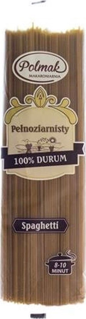 Pol-Mak Polmak Makaron Pełnoziarnisty spaghetti 400 g