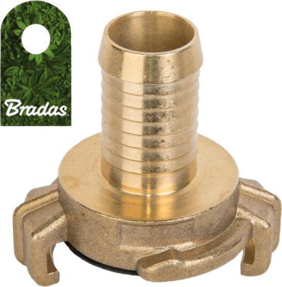 Bradas Złącze kłowe GEKA 1" złącze choinkowe 25mm MOSIĄDZ BR-GK104 BRADAS 4696