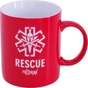 Polska Firma Kubek RESCUE Pretorian 300 ml KNO6 czerwony