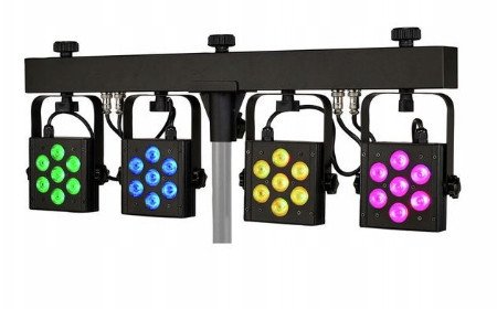 Stairville CLB5 RGB WW zestaw oświetleniowy Imprezy Wesela DJ oświetlenie