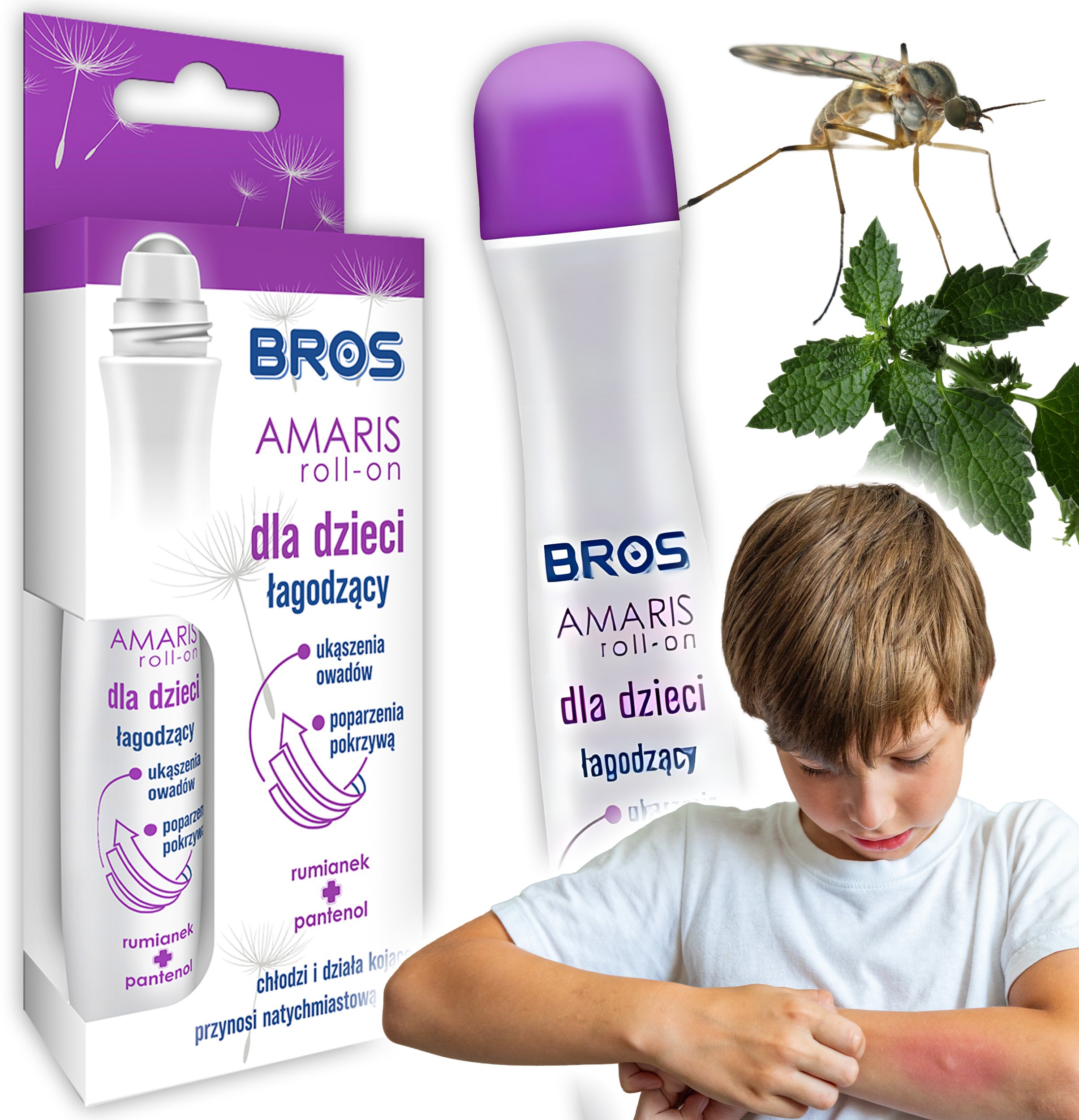 BROS - Amaris - roll-on dla dzieci łagodzący ukąszenia 15ml