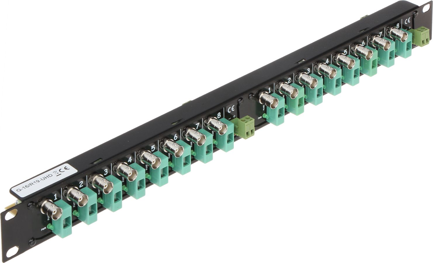 Delta Patch panel 19" 16x BNC (G-16/R19-UHD)