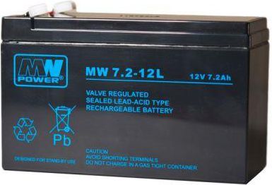 MW Power Akumulator 12V/7.2Ah (MW 7.2-12L)