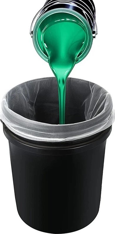 Rosfix WOREK FILTRACYJNY SITO DO FILTRACJI FARBY FARB EMULSJI LAKIERU WIADRO 20L