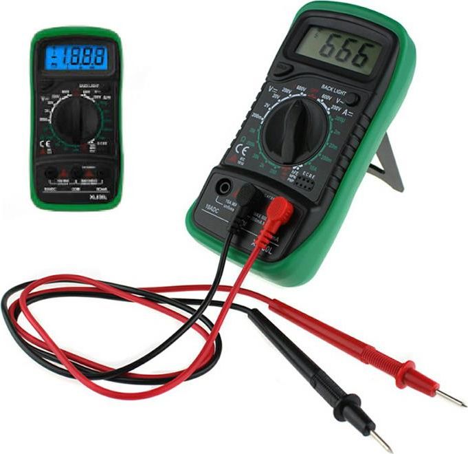 Home Appliances AG102E MIERNIK PRĄDU CYFROWY MULTIMER ZIELONY