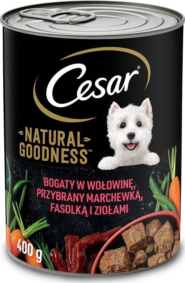 Cesar CESAR Mokra Karma dla Psa WOŁOWINA i Warzywa 400g