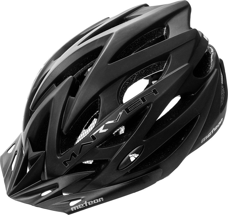 Meteor Kask rowerowy Marven czarny r. S