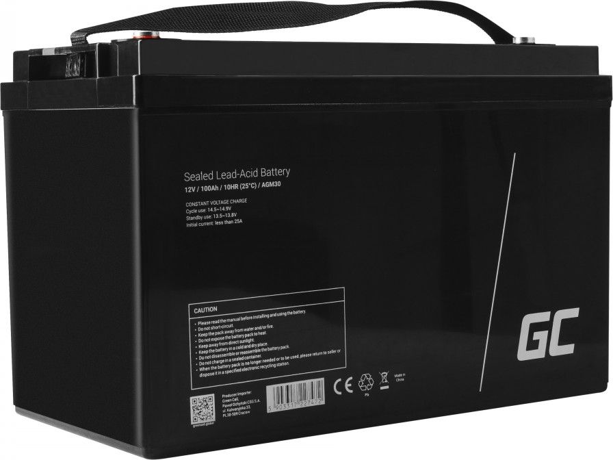 Green Cell Akumulator 12V/100Ah (AGM30)