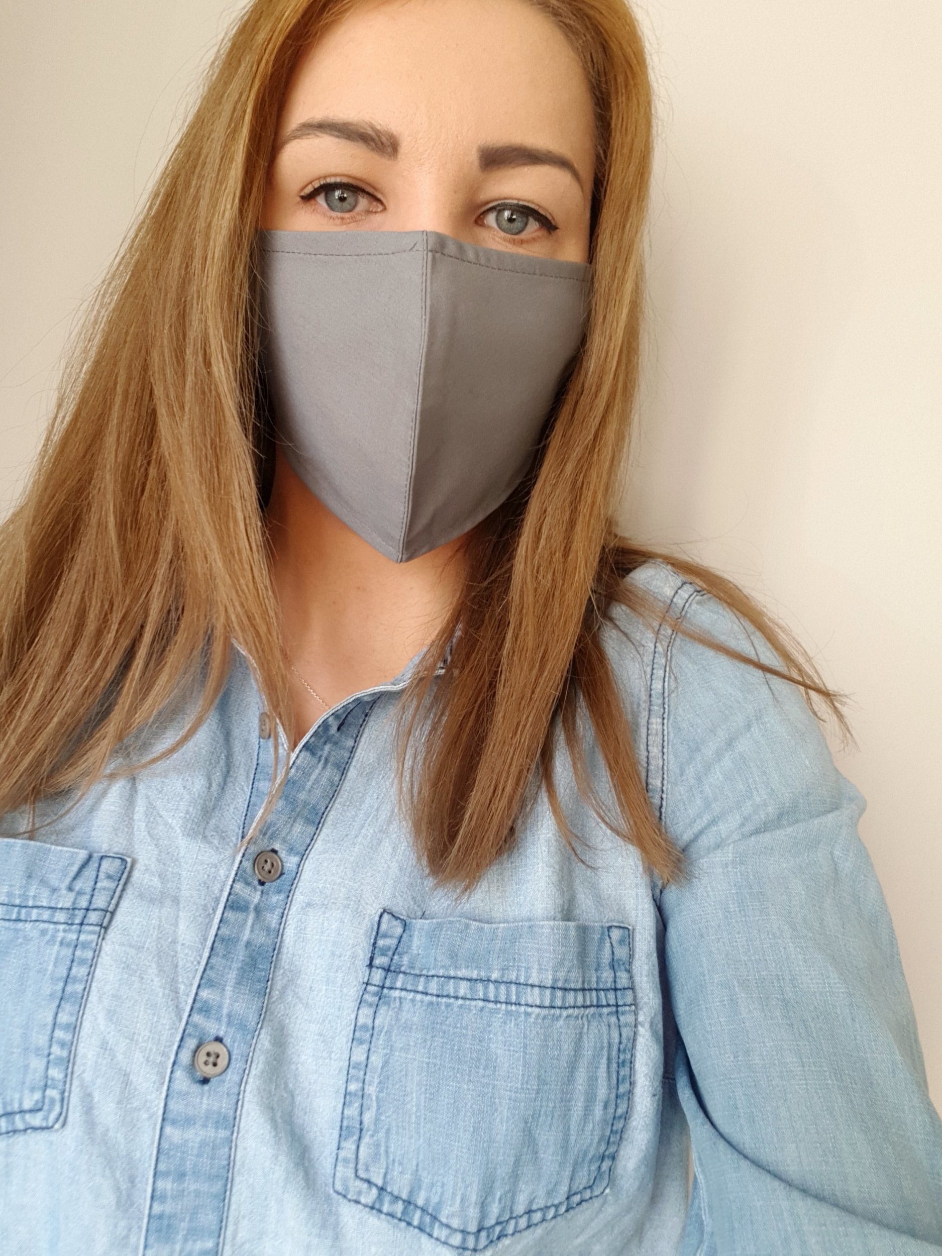 PL Mas-Nosek - maseczka ochronna bawełniana, jednowarstwowa, przewiewna, krój profilowany, wielokrotnego użytku - moro