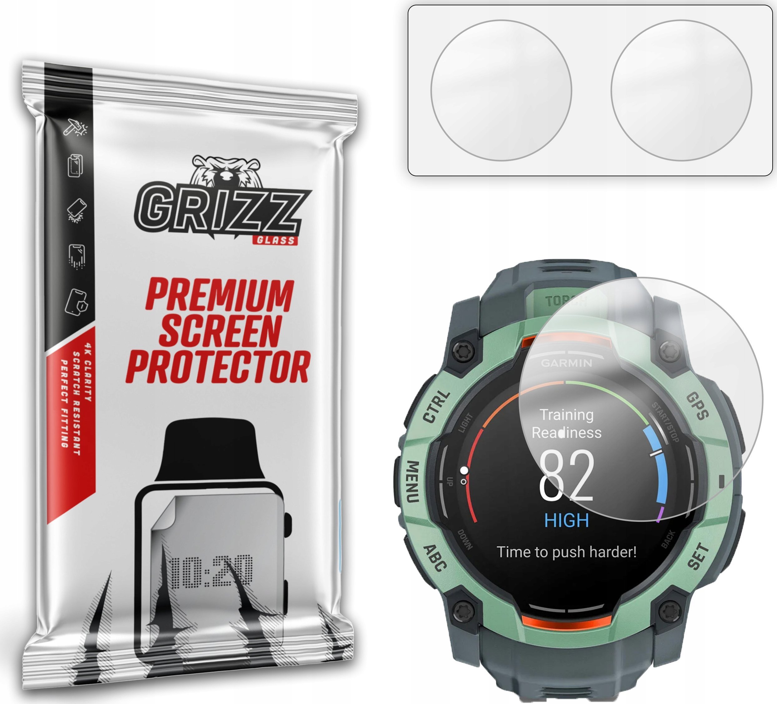 Folia matowa GrizzGlass PaperScreen do Garmin Instinct 3 50mm