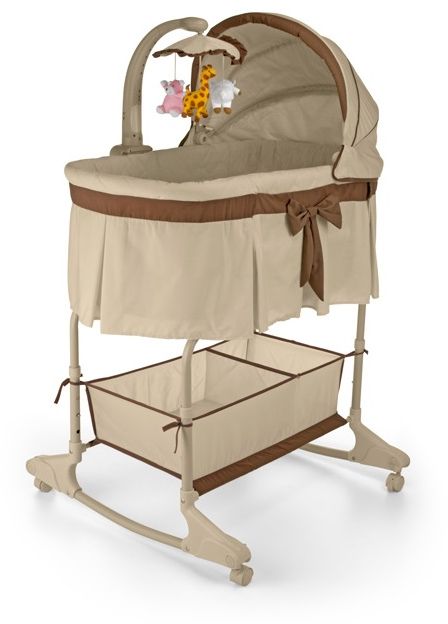 Milly Mally Kołyska Cradle Sweet Melody 4w1pilot Cream