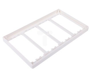 Kontakt-Simon Connect Ramka poczwórna 8xK45 uniwersalna czysta biel